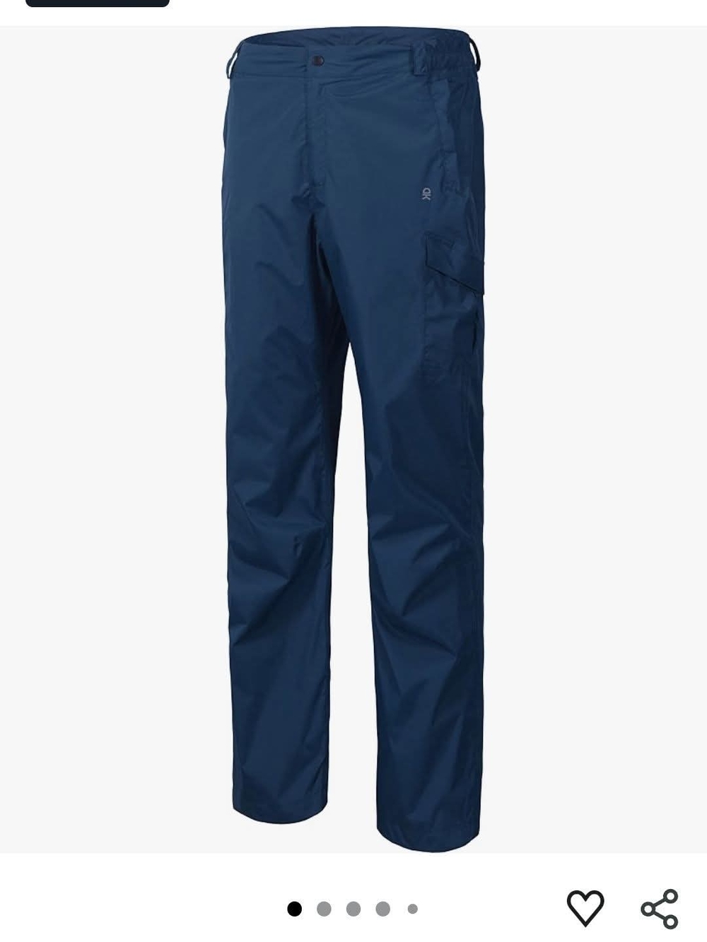 Men's Little Donkey Andy Navy Lightweight Waterproof Hiking Pants